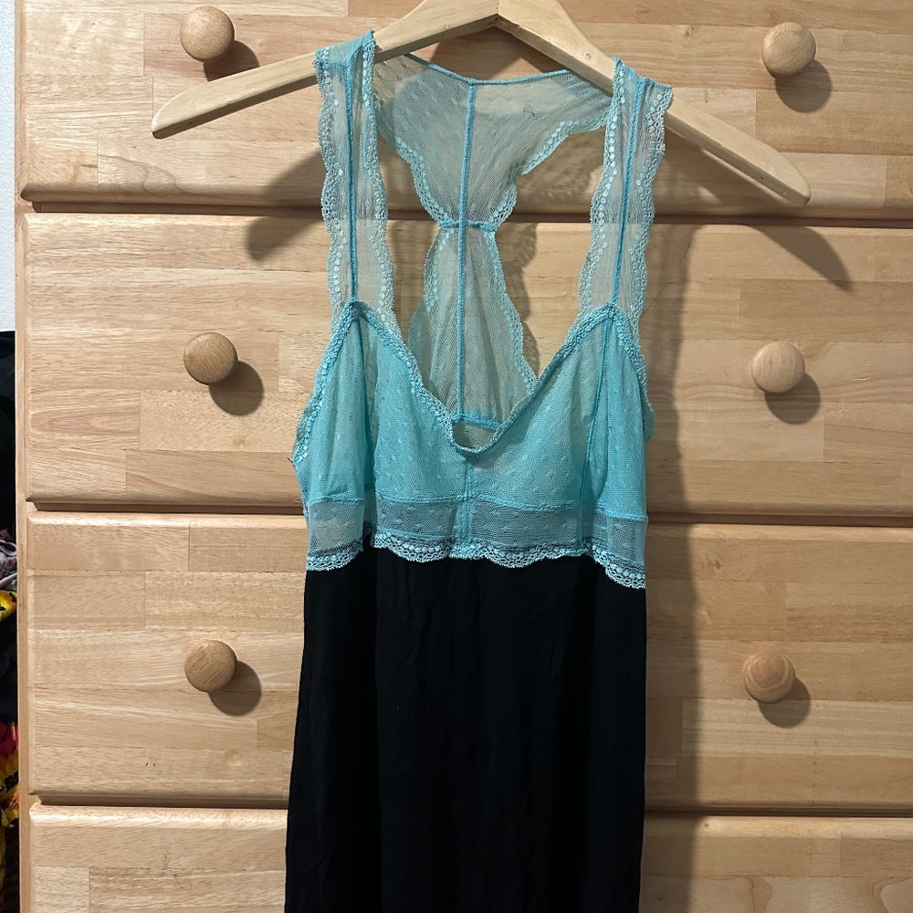 Honeydew Racerback Nightdress with asymmetrical hem